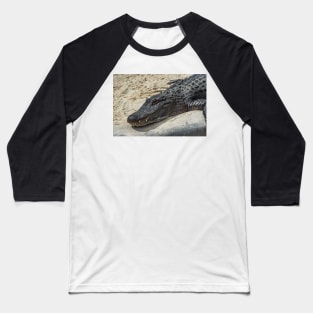 Relaxing Alligator Baseball T-Shirt